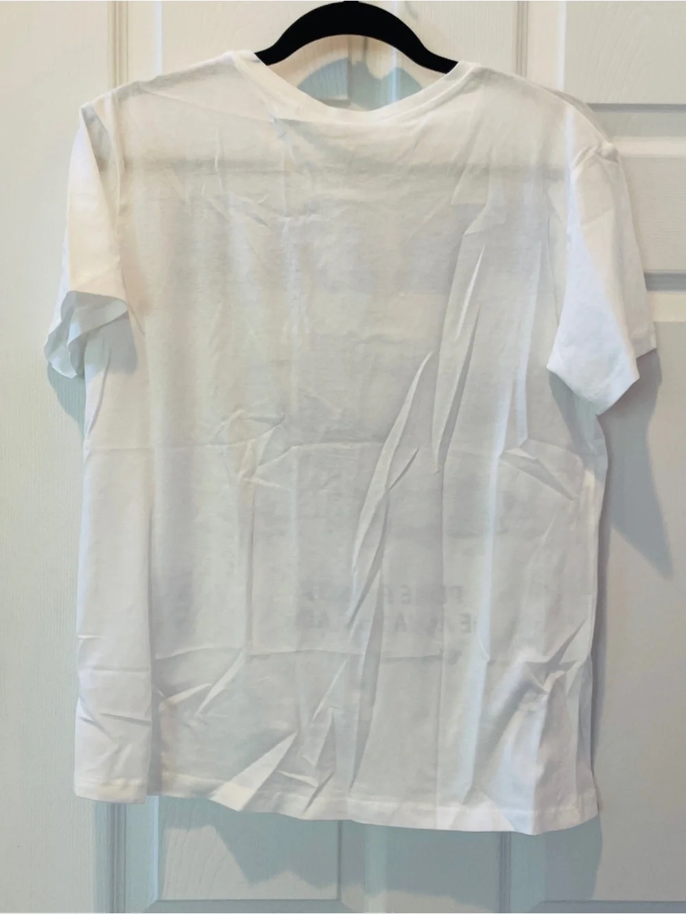 Farm Rio PEIXE White & Blue Graphic Fish T-Shirt Sz S